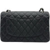 シャネル CHANEL デカマトラッセ30 A58600 17番台 ブラック シルバー金具 キャビアスキン レディース ショルダーバッグ