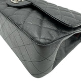 シャネル CHANEL デカマトラッセ30 A58600 17番台 ブラック シルバー金具 キャビアスキン レディース ショルダーバッグ