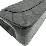 シャネル CHANEL デカマトラッセ30 A58600 17番台 ブラック シルバー金具 キャビアスキン レディース ショルダーバッグ