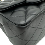 シャネル CHANEL ミニマトラッセ A35200 ブラック ゴールド金具 ラムレザー レディース ショルダーバッグ