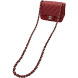 シャネル CHANEL ミニマトラッセ A35200 28番台 ピンク シルバー金具 ラムレザー レディース ショルダーバッグ