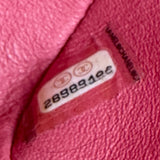 シャネル CHANEL ミニマトラッセ A35200 28番台 ピンク シルバー金具 ラムレザー レディース ショルダーバッグ