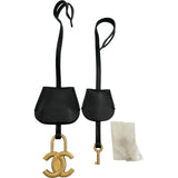 シャネル CHANEL CCフィグリースモールバニティショルダーバッグ A93342 26番台 ブラック ゴールド金具 キャビアスキン レディース ショルダーバッグ