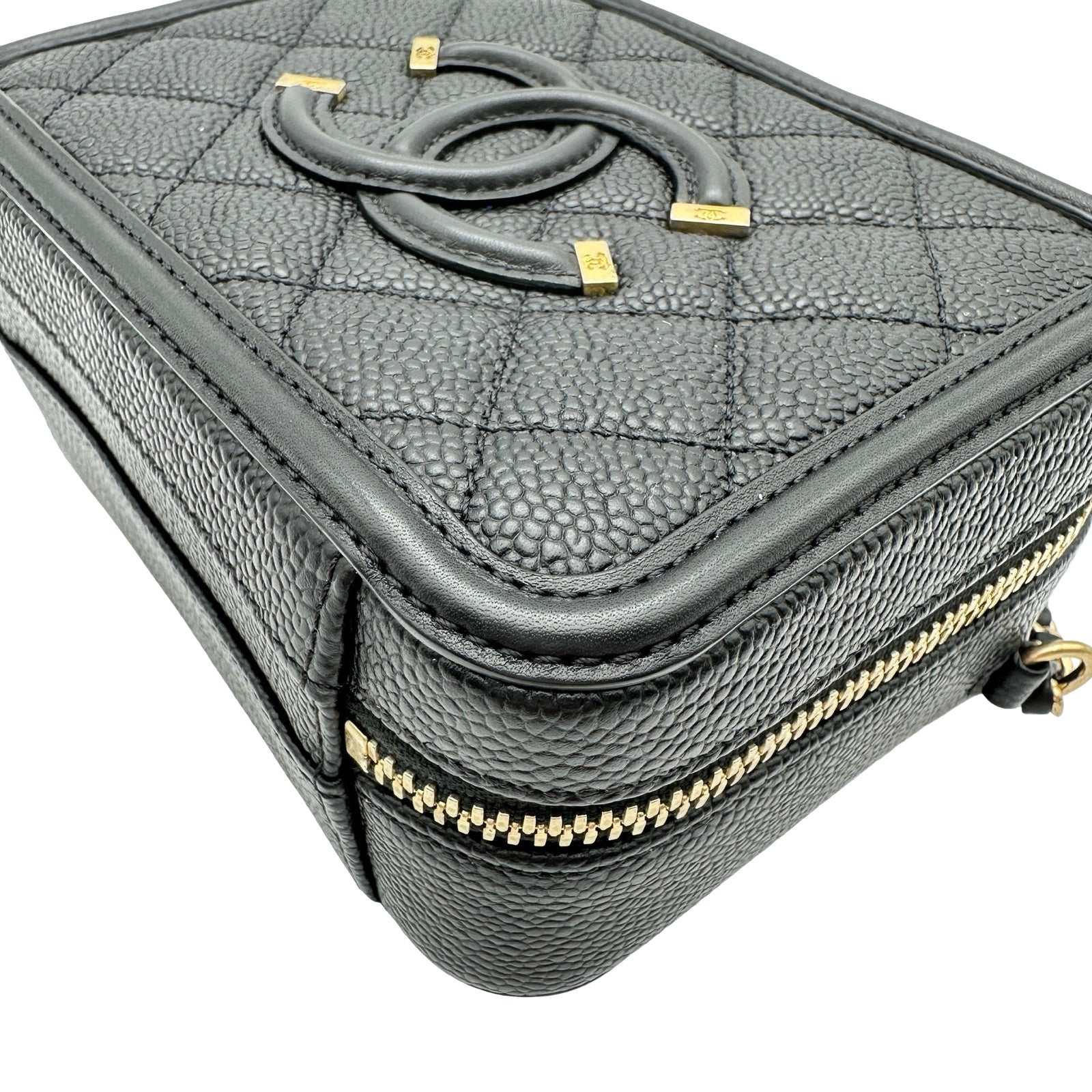 シャネル CHANEL CCフィグリースモールバニティショルダーバッグ