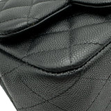 シャネル CHANEL ミニマトラッセ A35200 26番台 ブラック ゴールド金具 キャビアスキン レディース ショルダーバッグ