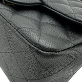 シャネル CHANEL ミニマトラッセ A35200 26番台 ブラック ゴールド金具 キャビアスキン レディース ショルダーバッグ