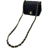 シャネル CHANEL ミニマトラッセ A35200 29番台 ネイビー ゴールド金具 ラムレザー レディース ショルダーバッグ