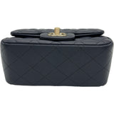 シャネル CHANEL ミニマトラッセ A35200 29番台 ネイビー ゴールド金具 ラムレザー レディース ショルダーバッグ