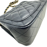 シャネル CHANEL ミニマトラッセ A35200 29番台 ネイビー ゴールド金具 ラムレザー レディース ショルダーバッグ