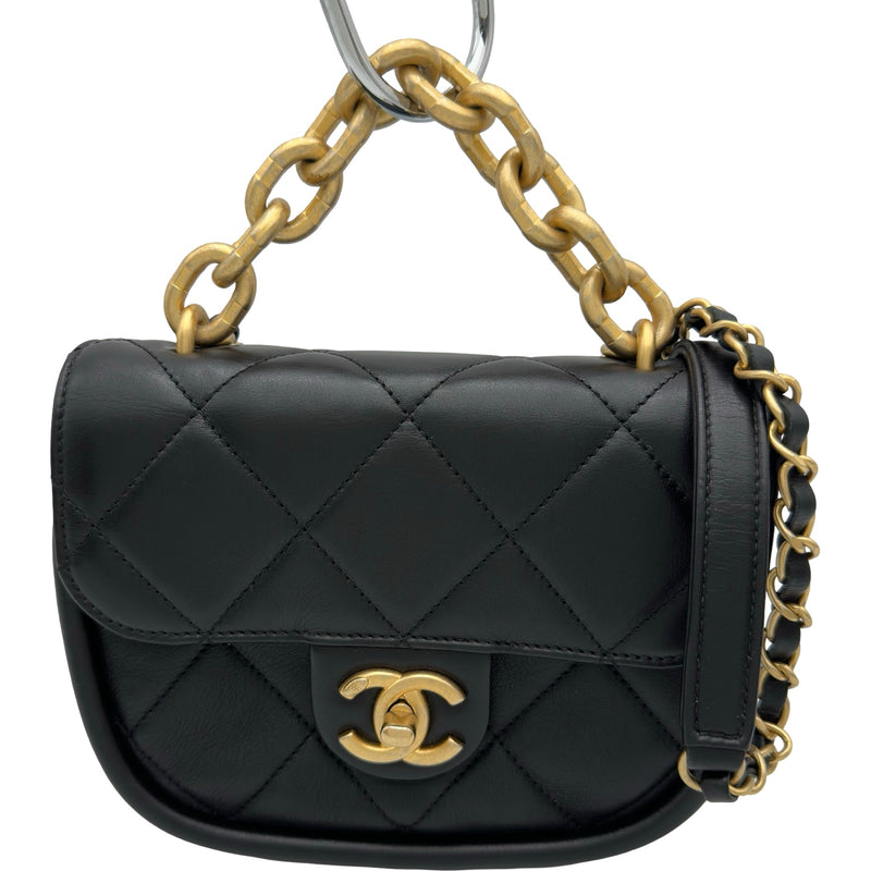シャネル CHANEL スモール2WAYショルダーバッグ AS2721 ブラック