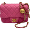 シャネル CHANEL ミニマトラッセ ボールチェーンショルダー AS1786 29番台 ピンク ゴールド金具 ラムレザー レディース ショルダーバッグ