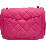 シャネル CHANEL ミニマトラッセ ボールチェーンショルダー AS1786 29番台 ピンク ゴールド金具 ラムレザー レディース ショルダーバッグ