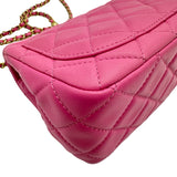 シャネル CHANEL ミニマトラッセ ボールチェーンショルダー AS1786 29番台 ピンク ゴールド金具 ラムレザー レディース ショルダーバッグ