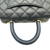 シャネル CHANEL ココハンドルXXS AS2215 31番台 ネイビー ゴールド金具 キャビアスキン レディース ショルダーバッグ