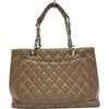 シャネル CHANEL GSTチェーントートバッグ A50995 16番台 ブラウン シルバー金具 キャビアスキン レディース ショルダーバッグ