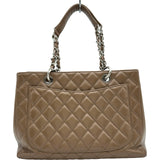 シャネル CHANEL GSTチェーントートバッグ A50995 16番台 ブラウン シルバー金具 キャビアスキン レディース ショルダーバッグ