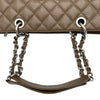 シャネル CHANEL GSTチェーントートバッグ A50995 16番台 ブラウン シルバー金具 キャビアスキン レディース ショルダーバッグ