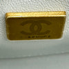 シャネル CHANEL トップハンドルショルダーバッグ AS4035 ライトグレー ゴールド金具 ラムレザー レディース ショルダーバッグ