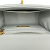 シャネル CHANEL トップハンドルショルダーバッグ AS4035 ライトグレー ゴールド金具 ラムレザー レディース ショルダーバッグ
