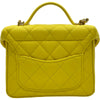 シャネル CHANEL マトラッセバニティ2WAYバッグ AS3729 イエロー ゴールド金具 キャビアスキン レディース ショルダーバッグ