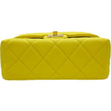 シャネル CHANEL マトラッセバニティ2WAYバッグ AS3729 イエロー ゴールド金具 キャビアスキン レディース ショルダーバッグ