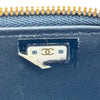 シャネル CHANEL トップハンドルミニバニティチェーンショルダー AP2199 ネイビー ゴールド金具 ラムスキン レディース ショルダーバッグ