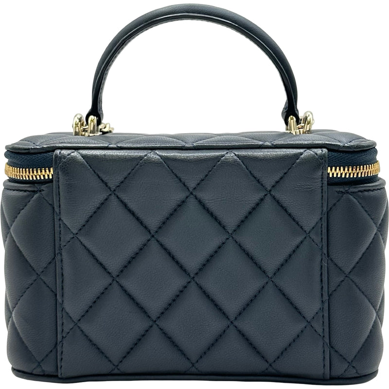 シャネル CHANEL トップハンドルミニバニティチェーンショルダー