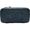 シャネル CHANEL トップハンドルミニバニティチェーンショルダー AP2199 ネイビー ゴールド金具 ラムスキン レディース ショルダーバッグ