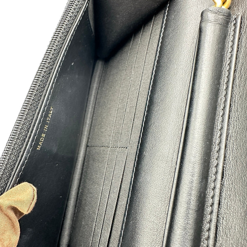 シャネル CHANEL ボーイシャネルチェーンウォレット AP1117 ブラック