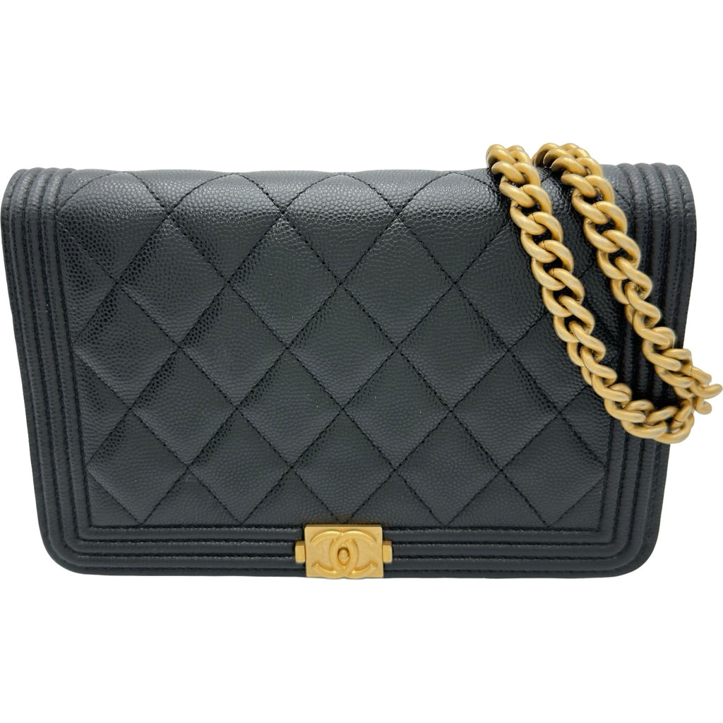 【本日限定価格】CHANEL チェーンウォレット ボーイシャネル シャネル CHANEL ボーイシャネルチェーンウォレット AP1117 ブラック