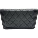 シャネル CHANEL ボーイシャネルチェーンウォレット AP1117 ブラック ゴールド金具 キャビアスキン レディース ショルダーバッグ