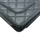 シャネル CHANEL マトラッセチェーンウォレット AP0250 ブラック ゴールド金具 ラムスキン レディース ショルダーバッグ
