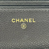 シャネル CHANEL マトラッセチェーンウォレット AP0250 ブラック ゴールド金具 キャビアスキン レディース ショルダーバッグ