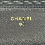 シャネル CHANEL マトラッセチェーンウォレット AP0250 ブラック ゴールド金具 キャビアスキン レディース ショルダーバッグ