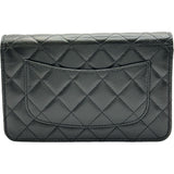 シャネル CHANEL マトラッセチェーンウォレット AP0250 ブラック ゴールド金具 キャビアスキン レディース ショルダーバッグ