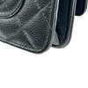 シャネル CHANEL マトラッセチェーンウォレット AP0250 ブラック ゴールド金具 キャビアスキン レディース ショルダーバッグ