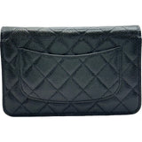 シャネル CHANEL マトラッセチェーンウォレット AP0250 ブラック ゴールド金具 キャビアスキン レディース ショルダーバッグ