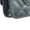 シャネル CHANEL マトラッセチェーンウォレット AP0250 ブラック ゴールド金具 キャビアスキン レディース ショルダーバッグ