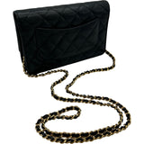 シャネル CHANEL マトラッセチェーンウォレット AP0250 ブラック ゴールド金具 キャビアスキン レディース ショルダーバッグ