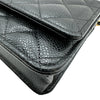 シャネル CHANEL マトラッセチェーンウォレット AP0250 ブラック ゴールド金具 キャビアスキン レディース ショルダーバッグ