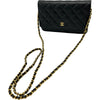 シャネル CHANEL マトラッセチェーンウォレット AP0250 ブラック ゴールド金具 キャビアスキン レディース ショルダーバッグ