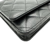 シャネル CHANEL マトラッセチェーンウォレット AP0250 ブラック ゴールド金具 キャビアスキン レディース ショルダーバッグ