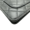シャネル CHANEL マトラッセチェーンウォレット AP0250 ブラック ゴールド金具 キャビアスキン レディース ショルダーバッグ