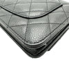 シャネル CHANEL マトラッセチェーンウォレット AP0250 ブラック ゴールド金具 キャビアスキン レディース ショルダーバッグ