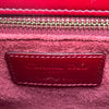 クリスチャン・ディオール Christian Dior レディディオールミニ レッド ゴールド金具 パテント レディース ハンドバッグ