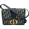 クリスチャン・ディオール Christian Dior 30モンテーニュショルダーバッグ M9203UTZ9 ネイビー ゴールド金具 キャンバス レディース ショルダーバッグ