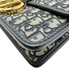 クリスチャン・ディオール Christian Dior 30モンテーニュショルダーバッグ M9203UTZ9 ネイビー ゴールド金具 キャンバス レディース ショルダーバッグ