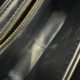 セリーヌ CELINE ティーントリオンフショルダー ブラック ゴールド金具 シャイニーカーフ レディース ショルダーバッグ