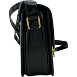 セリーヌ CELINE ティーントリオンフショルダー ブラック ゴールド金具 シャイニーカーフ レディース ショルダーバッグ