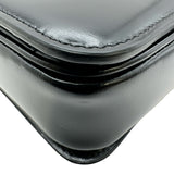 セリーヌ CELINE ティーントリオンフショルダー ブラック ゴールド金具 シャイニーカーフ レディース ショルダーバッグ